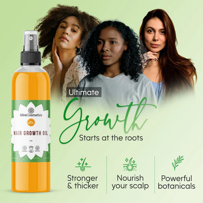 Hair Growth Oil with Rosemary, Cloves & Castor Oil