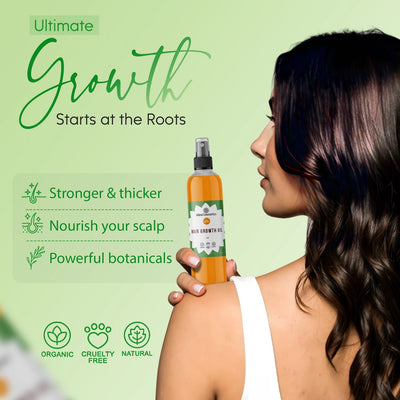 Hair Growth Oil with Rosemary, Cloves & Castor Oil